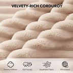 Acekool 107 Canapé modulable Cloud, canapé de sol sans os avec assise profonde pour salon, beige