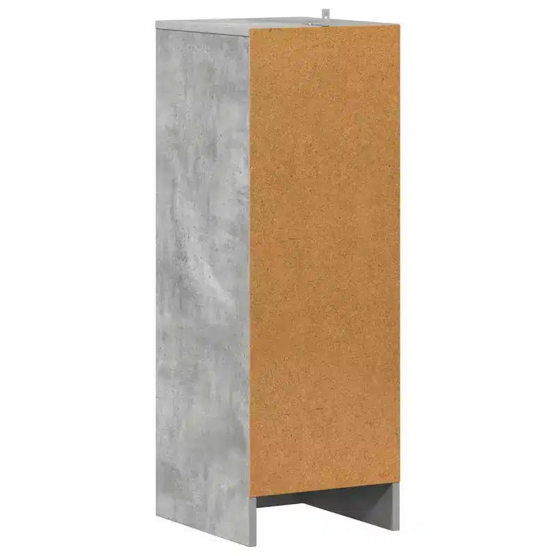 vidaXL Meuble à chaussures gris béton en bois d'ingénierie Meuble à chaussures moyen