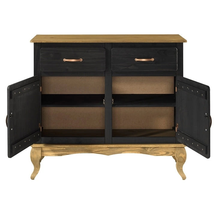 Buffet en bois vert