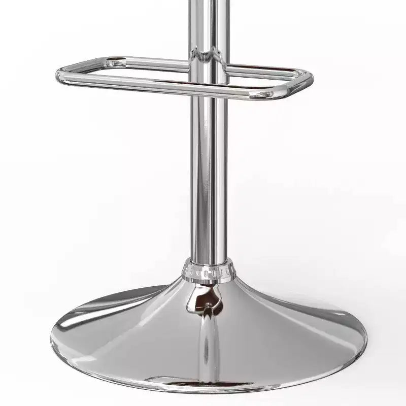 Tabouret de bar pivotant réglable WyndenHall Calinda bleu : Milieu du siècle moderne, Rembourré, Pieds en acier