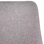 Lot de 2 tabourets de bar pivotants Derby Lifestorey hauteur comptoir 61 cm Noyer/Gris