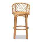 Tabouret de bar Orchard en rotin naturel/marron - Bali & Pari