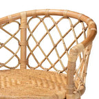 Tabouret de bar Orchard en rotin naturel/marron - Bali & Pari