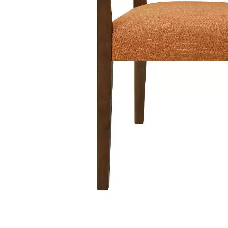 Christopher Knight Home Lot de 2 chaises de salle à manger Nolan en bois d'hévéa et cannage, coloris caramel et noyer