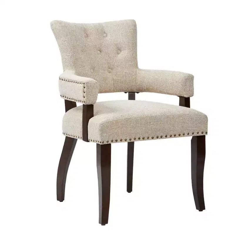 Lot de 2 chaises de salle à manger Brooklyn crème