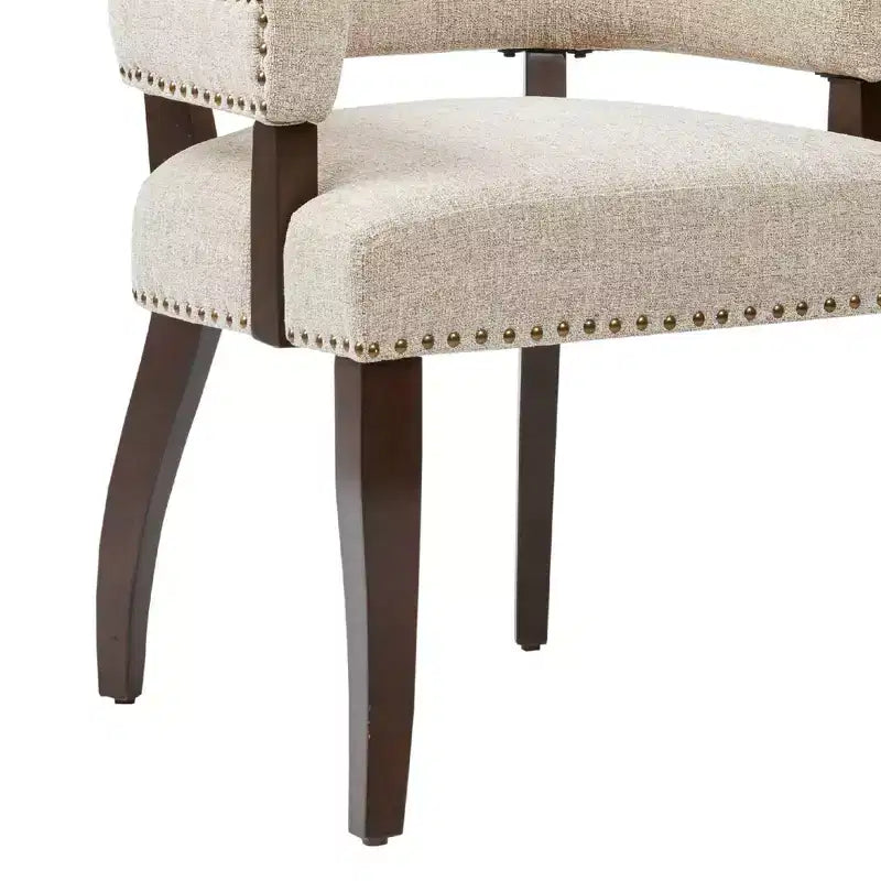 Lot de 2 chaises de salle à manger Brooklyn crème