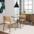 Nathan James Linus Dining Chair Brown Faux Leather