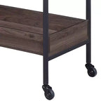 Acme Furniture Chariot de service Jerrick pour bar, fini noyer/noir