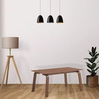 Table de salle à manger Ginny 62,99" finition noyer - Acme Furniture : Garantie 60 jours, 6 places