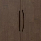 Buffet/armoire de rangement WyndenHall Pearson à 2 portes, couleur Noyer Brun