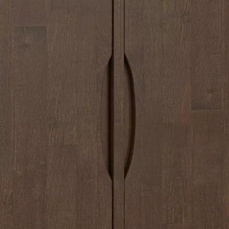 Buffet/armoire de rangement WyndenHall Pearson à 2 portes, couleur Noyer Brun