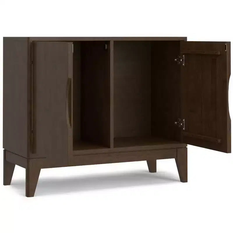 Buffet/armoire de rangement WyndenHall Pearson à 2 portes, couleur Noyer Brun