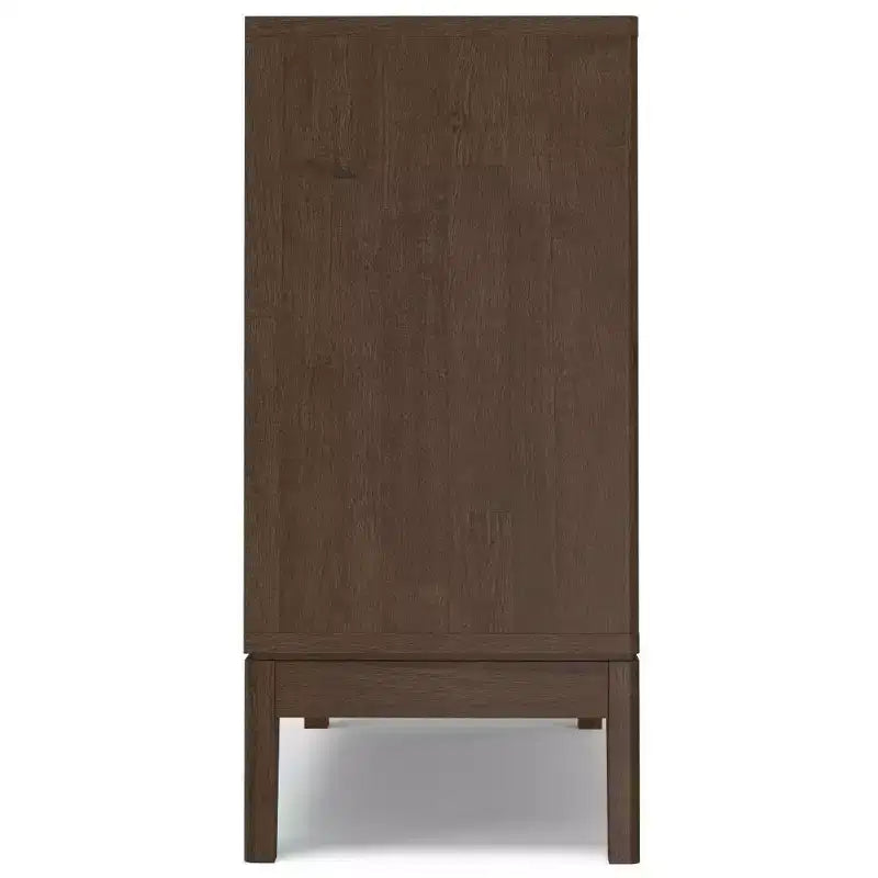 Buffet/armoire de rangement WyndenHall Pearson à 2 portes, couleur Noyer Brun