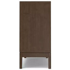 Buffet/armoire de rangement WyndenHall Pearson à 2 portes, couleur Noyer Brun