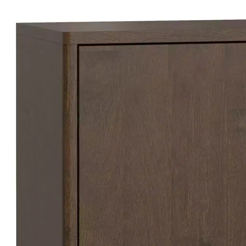 Buffet/armoire de rangement WyndenHall Pearson à 2 portes, couleur Noyer Brun