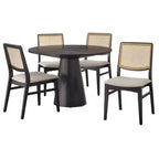 Buylateral 5pc Elina Modern 45" Round Dining Set