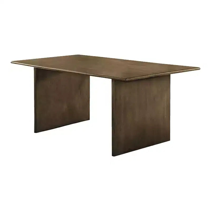 HOMES: Inside + Out 72" Avery Mid-Century Modern Dining Table Natural Tone