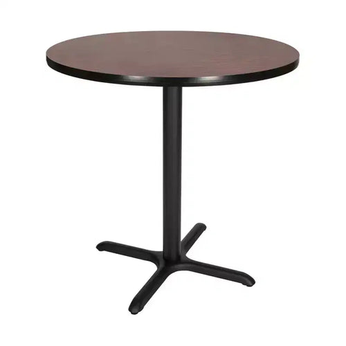 Table à manger ronde à hauteur de comptoir avec plateau composite 36" - Hampden Furnishings : Table de cuisine, Base en acier