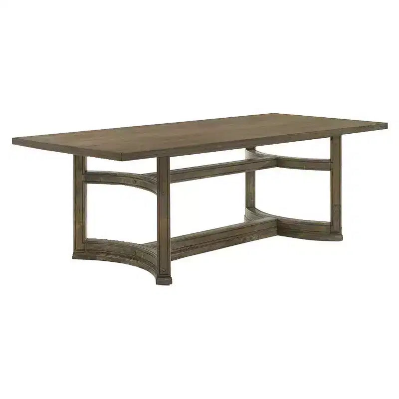 Table de salle à manger Parfield 88" en chêne vieilli - Acme Furniture : Noyer vieilli, 6 places