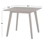 Ensemble de salle à manger carré 5 pièces Buylateral Clybourn Noyer