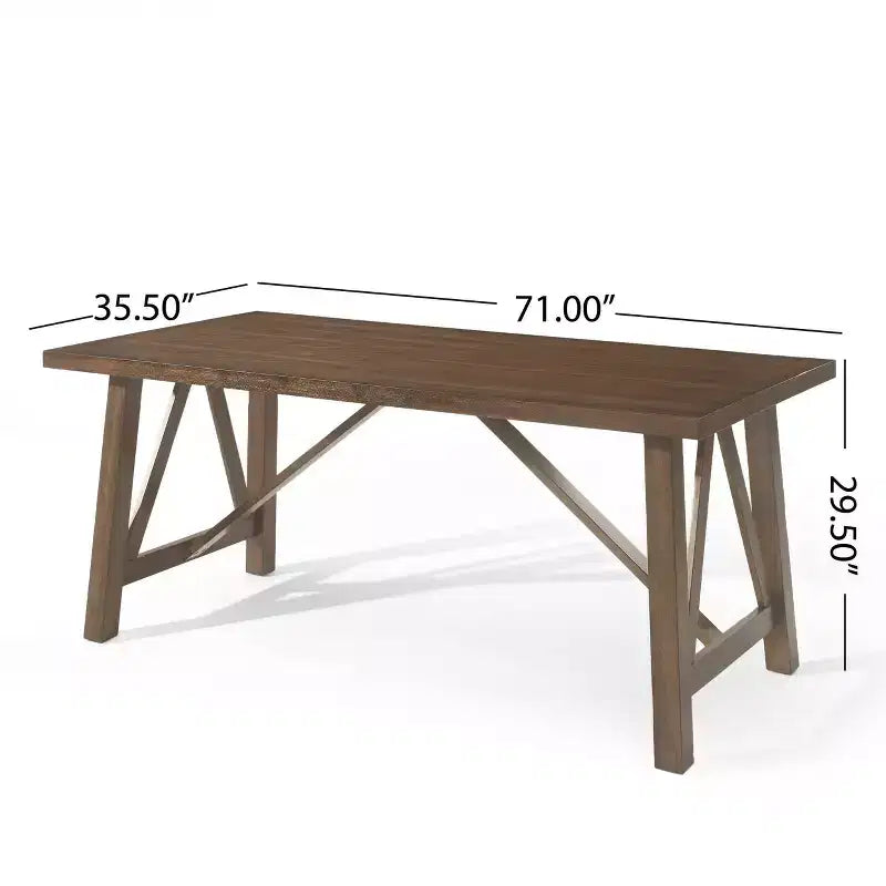 Table de salle à manger en bois Fairgreens Farmhouse Brun antique - Christopher Knight Home