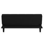 Canapé convertible 3 places Lorrance noir - Serta