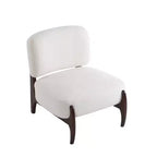 Christopher Knight Home Anna Modern Rubberwood Boucle Upholstered Accent Chair Beige