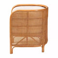 bali & pari Bandung Rattan Accent Chair Light Honey