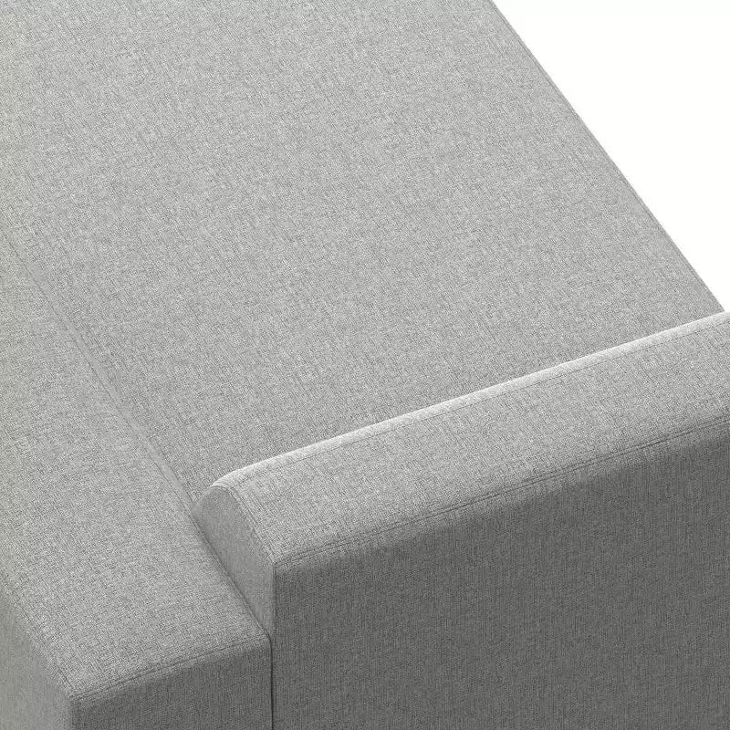 WyndenHall Biggs Module Chaise Droite Gris Pâle