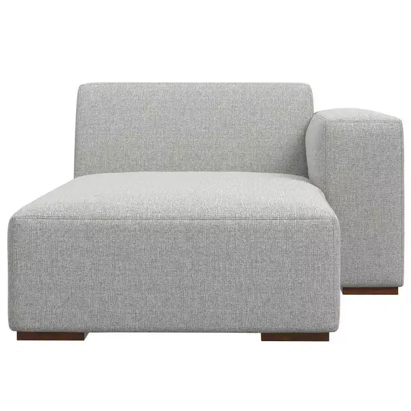 WyndenHall Biggs Module Chaise Droite Gris Pâle