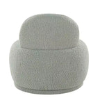 Chaise d'appoint LumiSource Kimi en fausse fourrure de mouton verte