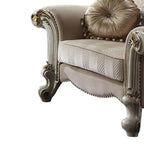 Acme Furniture Picardy Chaise d'appoint Tissu/Perle Antique