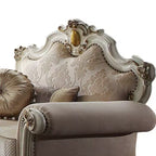 Acme Furniture Picardy Chaise d'appoint Tissu/Perle Antique
