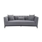 Melange Velvet Sofa Gray - Armen Living