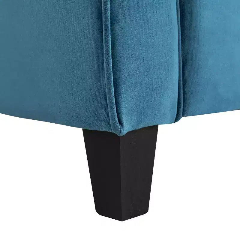 Lifestyle Solutions Canapé Harper Velours Bleu