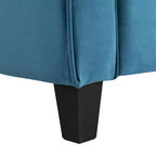 Lifestyle Solutions Canapé Harper Velours Bleu
