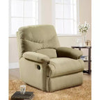 Canapé inclinable en microfibre Arcadia Acme Furniture beige
