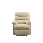 Canapé inclinable en microfibre Arcadia Acme Furniture beige