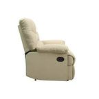 Canapé inclinable en microfibre Arcadia Acme Furniture beige