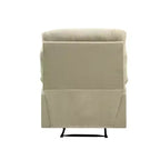 Canapé inclinable en microfibre Arcadia Acme Furniture beige