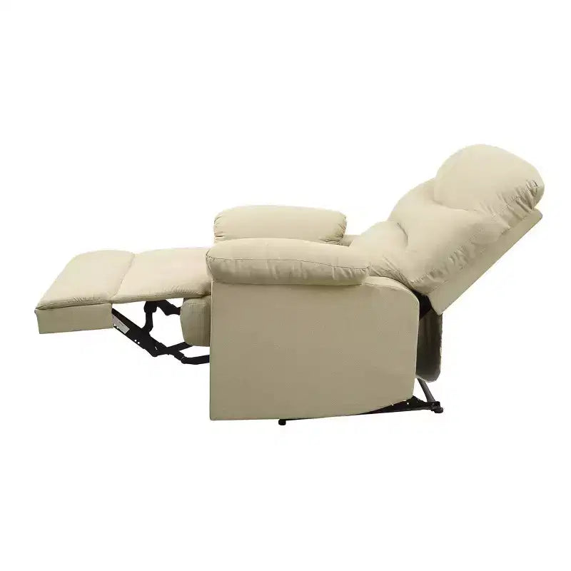 Canapé inclinable en microfibre Arcadia Acme Furniture beige