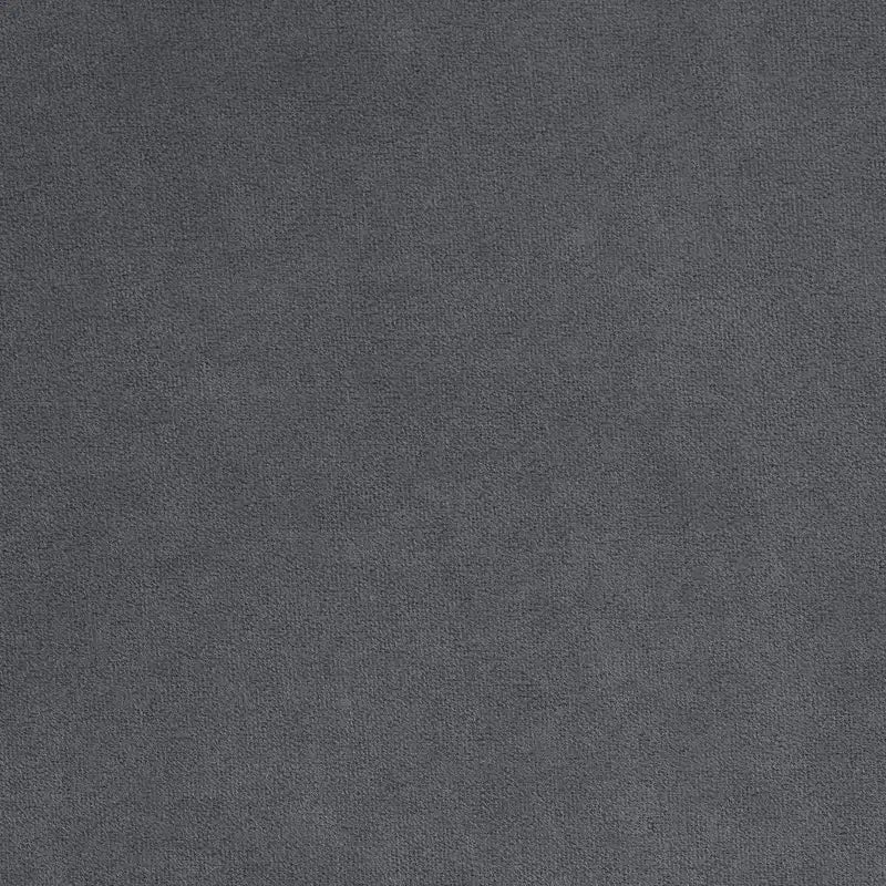 Table de chevet à 2 tiroirs en velours Baxton Studio Etienne, gris ardoise/noir