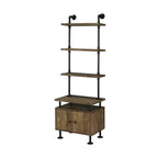 Acme Furniture Ensata II Nightstand Rustic Oak/Black Finish