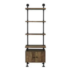 Table de chevet Ensata II chêne rustique/finition noire de Acme Furniture