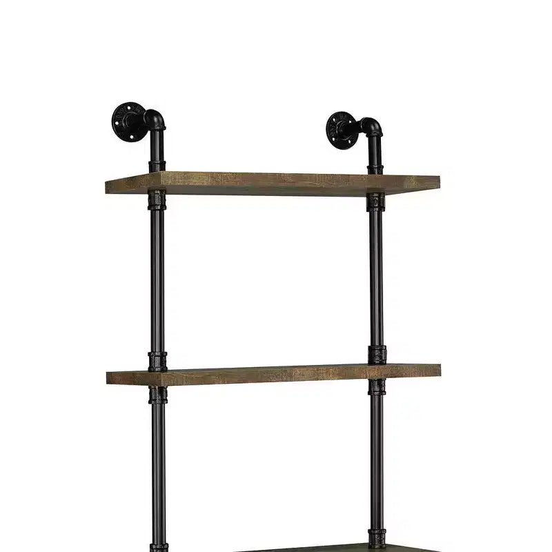 Table de chevet Ensata II chêne rustique/finition noire de Acme Furniture