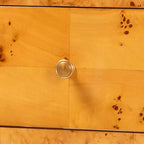 bali & pari Ghina Wood 1 Drawer Nightstand Light Mappa Burl