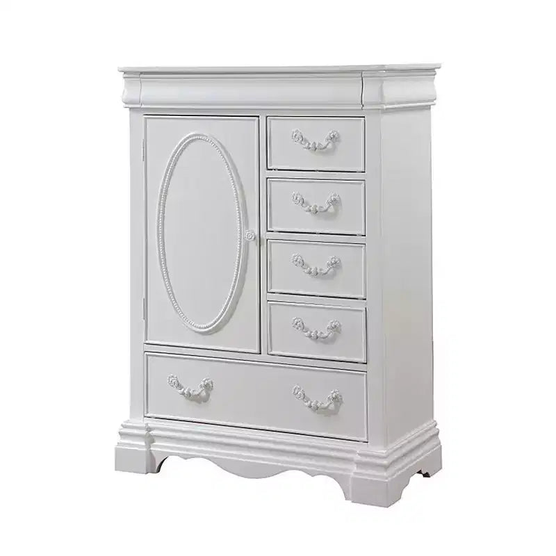 Commode Acme Furniture Estrella 36 po, fini blanc