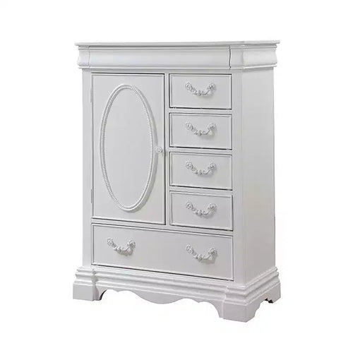 Commode Acme Furniture Estrella 36 po, fini blanc