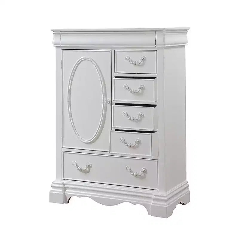 Commode Acme Furniture Estrella 36 po, fini blanc