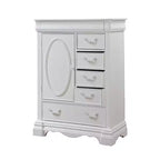 Commode Acme Furniture Estrella 36 po, fini blanc